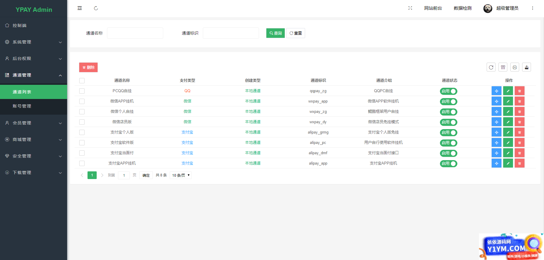 最新源支付系统源码 V7版全开源 免授权 附搭建教程插图2