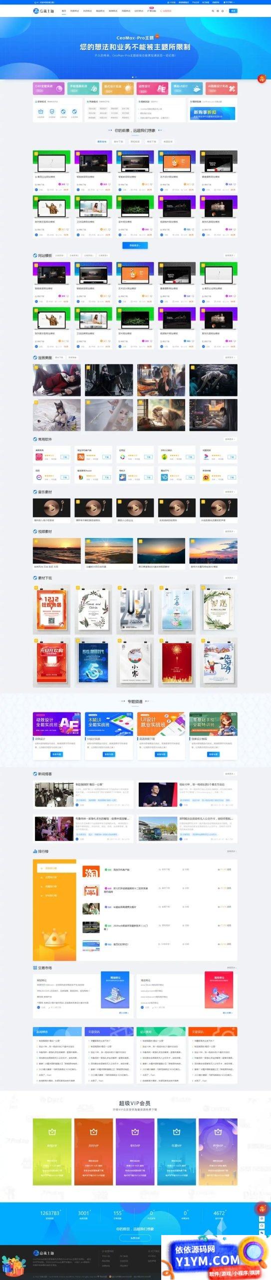 WordPress 资源展示型下载类主题 CeoMax-Pro_v7.6 开心版插图