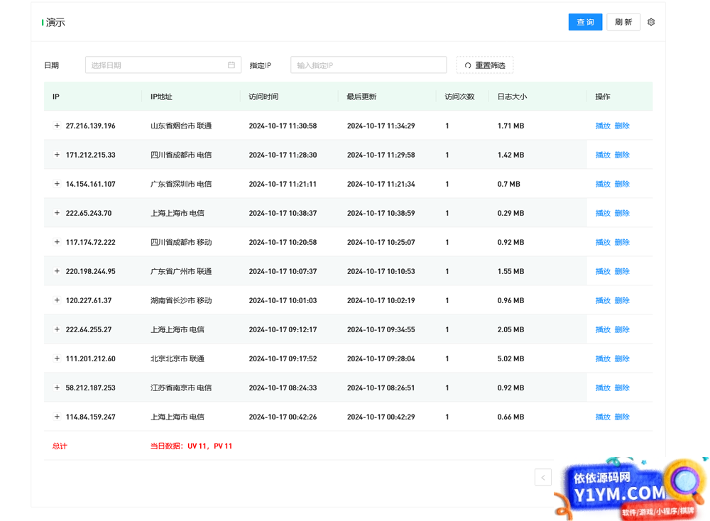 WordPress监控用户行为回放插件插图