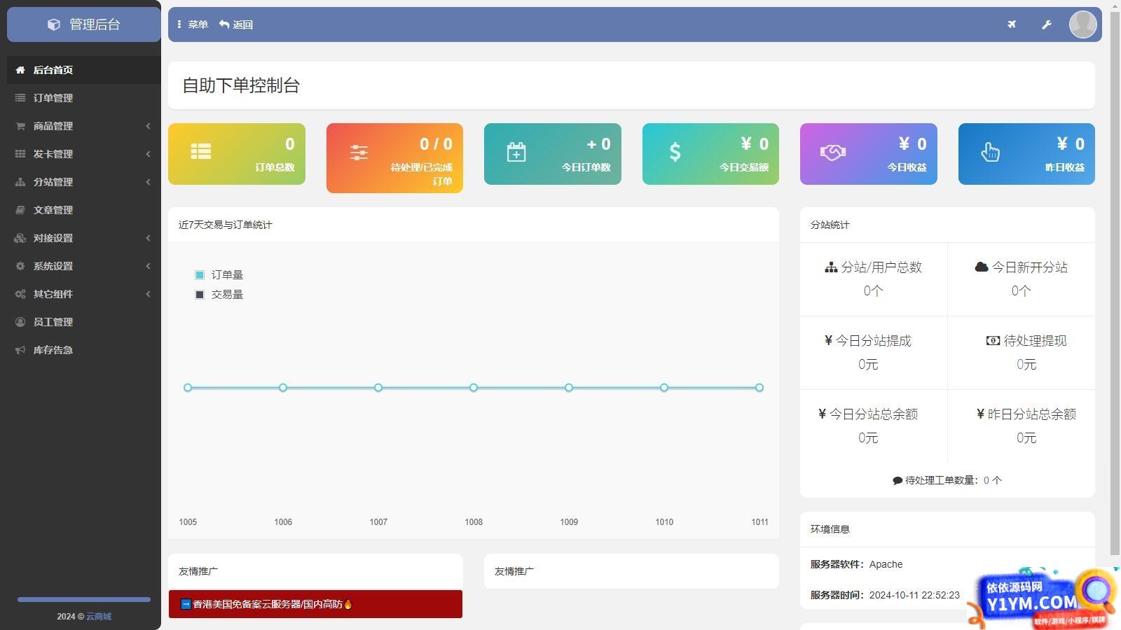 支持一键克隆社区分类商品的发卡站源码插图1